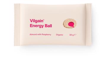 Vilgain Energy Ball BIO – mandle s malinovým džemom 30 g