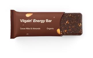 Vilgain Energy Bar BIO – kakaové nibsy a mandle 40 g