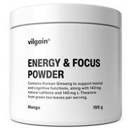 Vilgain Energy & Focus Powder – mango 195 g