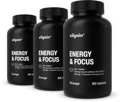Vilgain Energy & Focus Tabs –  3× pomaranč 60 tabliet