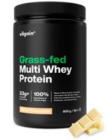 Vilgain Grass-Fed Multi Whey Protein – biela čokoláda 900 g