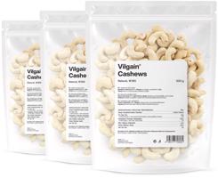 Vilgain Kešu orechy natural –  3× W180 500 g
