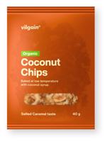 Vilgain Kokosové chipsy BIO – slaný karamel 40 g