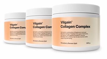 Vilgain Kolagén komplex –  3× jahoda a banán 300 g