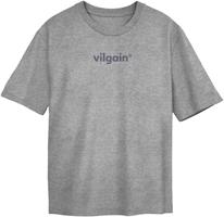Vilgain Logotype Tee – S Grey melange