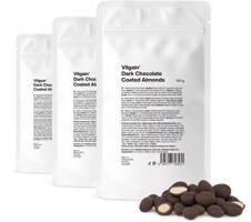 Vilgain Mandle v čokoláde –  3× horká čokoláda 100 g