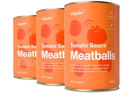 Vilgain Mäsové guličky v paradajkovej omáčke –  3× 400 g