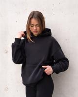 Vilgain Oversize Heavy Cotton Hoodie – M/L black
