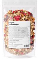 Vilgain Pečené müsli – čučoriedky, maliny & škorice 600 g