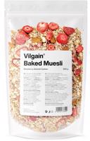 Vilgain Pečené müsli – jahody, mandle & kešu 600 g