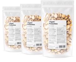 Vilgain Pistácie nasucho pražené –  3× neochutené 250 g