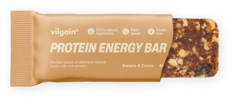 Vilgain Plant Protein Energy Bar – kakao a banán 40 g