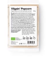 Vilgain Popcorn do mikrovlnky BIO – solený zo žltej kukurice 90 g