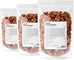 Vilgain Protein Granola –  3× Kakao a mliečna čokoláda 350 g