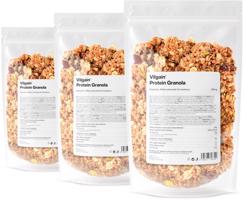 Vilgain Protein Granola –  3× Pistácie, biela čokoláda a brusnice 350 g
