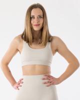 Vilgain Seamless Ribbed Bra – XS/S sand