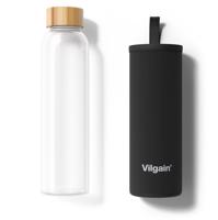 Vilgain Sklenená fľaša – black 600 ml