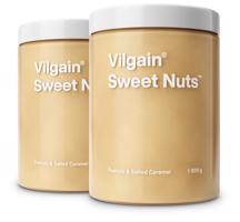 Vilgain Sweet Nuts –  2× Arašidy so slaným karamelom 1 000 g
