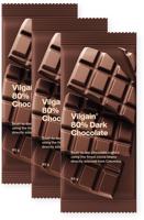 Vilgain Tabuľková čokoláda –  3× 80 % tmavá čokoláda 85 g