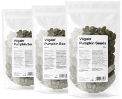 Vilgain Tekvicové semienka natural –  3× 300 g