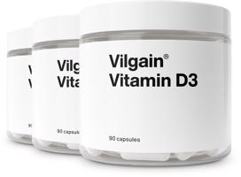 Vilgain Vitamín D3 –  3× 90 kapsúl