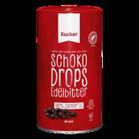 Xucker Chocolate Drops tmavá čokoláda 200 g horká čokoláda